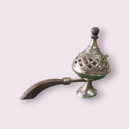 Home Purifying Brass Dhuna Loban Burner