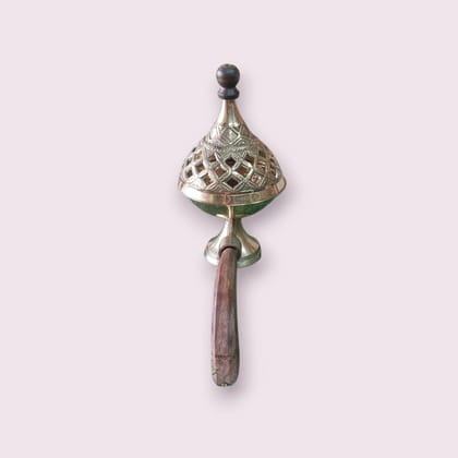 Home Purifying Brass Dhuna Loban Burner