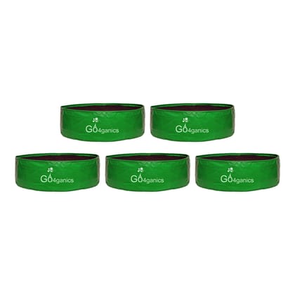 Go4ganics 220 GSM HDPE 21x6 Grow Bag (Pack of 5)
