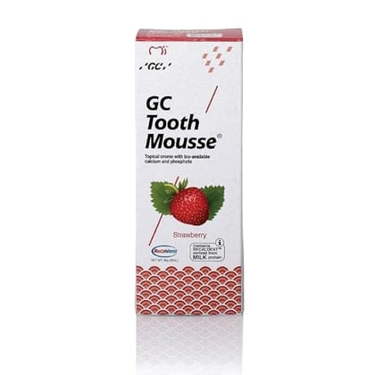 GC Enamel Protection Tooth Mousse Strawberry For Kids 40G(35Ml) Toothpaste