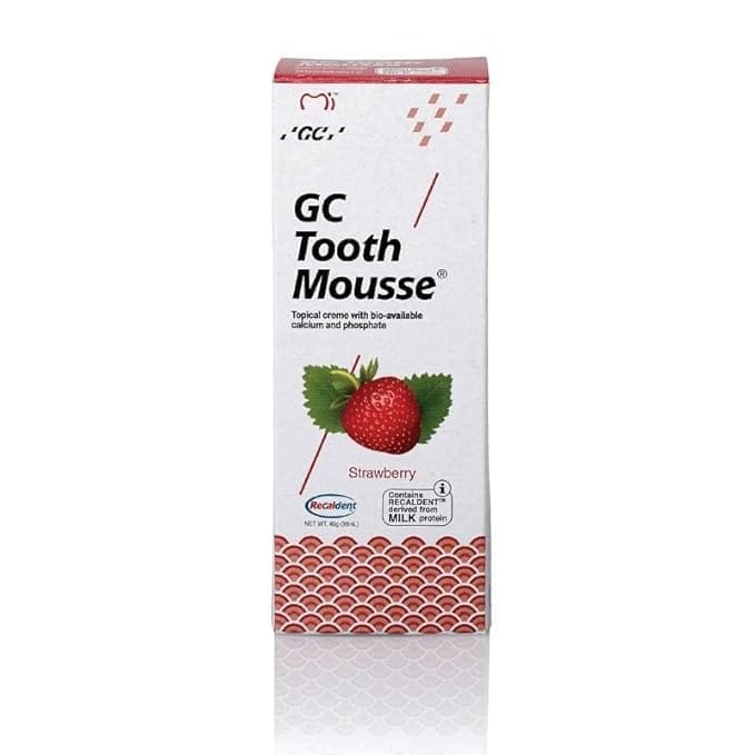 GC Enamel Protection Tooth Mousse Strawberry For Kids 40G(35Ml) Toothpaste