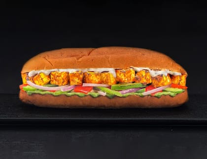 Paneer Tikka Sub-Sandwich