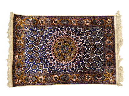 Kashmiri Handmade Silk Carpet