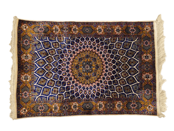 Kashmiri Handmade Silk Carpet