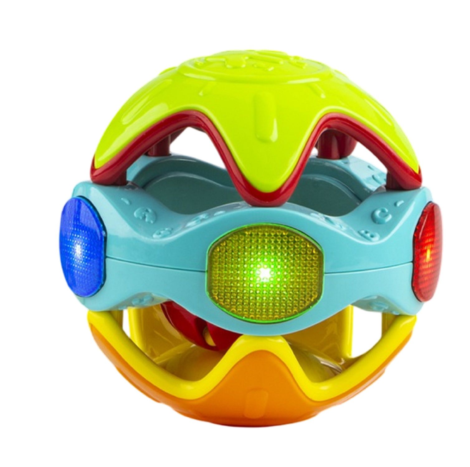 KTRS Enterprise Colorful Lovely Attractive rattles Light Music Baby Fun Ball, with Non-Toxic - Baby Ball for Babies, Toddlers, Infants & Children