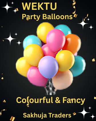 Wektu Latex Balloons/Pack of 100PC/Multicolor Wektu Latex Balloons/Pack of 100PC/Multicolor