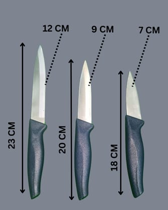 Wektu Kitchen Knives/Set of 3/Multipurpose Use