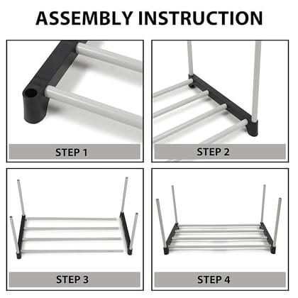 Children Book Rack 6 Layer Bookshelf for Home Library Stand | Book Shelves 6 Layer PVC Home Library | Book Stand Books Rack for Study Room