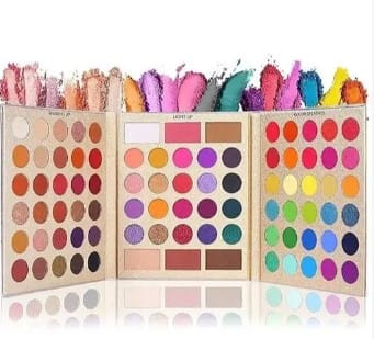 Pretty Eyeshadow All Palette 1 Set, 86 Colors Makeup Kit Matte Shimmer Eye Shadow Highlighters Contour Blush Powder All In One Makeup Palette