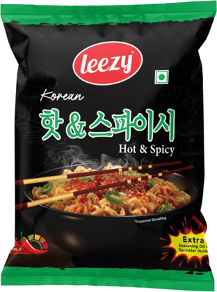 Leezy korean Hot & Spicy flavour noodles 6 pkts