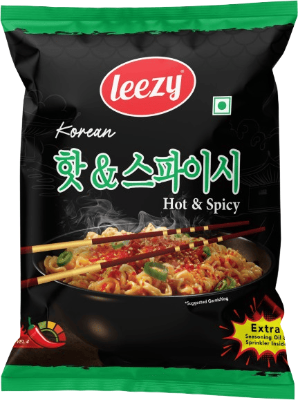 Leezy korean Hot & Spicy flavour noodles 6 pkts