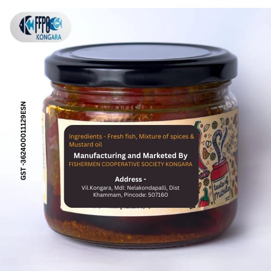 Kongara FFPO Fish Pickle - Taste of Tradition-300gm
