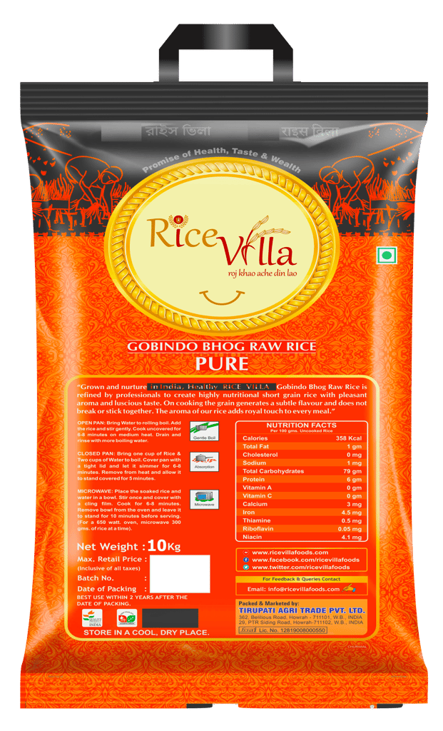 Rice Villa Pure Gobindobhog Rice 10 KG