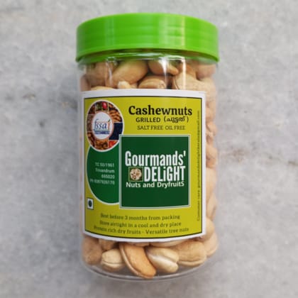 Grilled (dry roasted) Cashewnuts ( No oil No salt) 500 gms