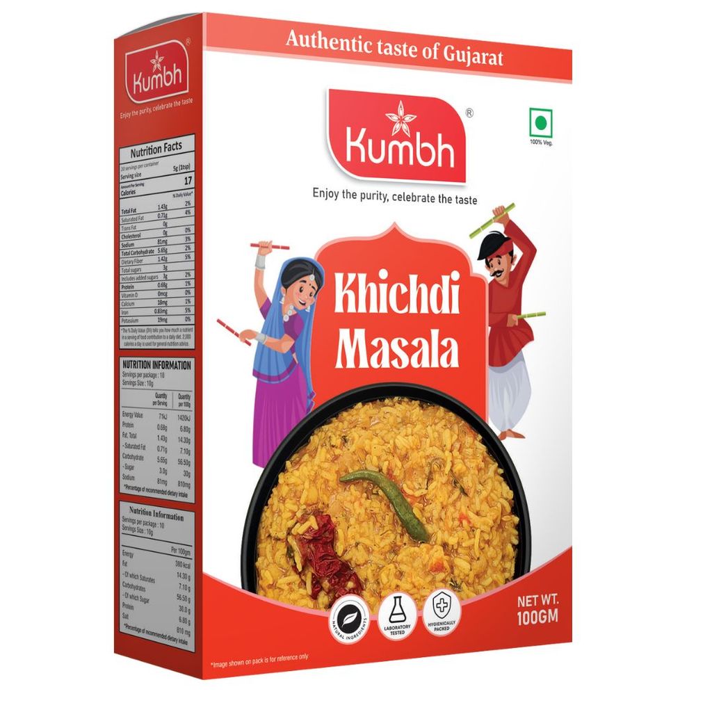 Kumbh Khichdi Masala - Authentic Gujarati Taste - 100g