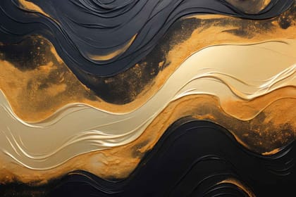 ABSTRACT WAVE TEXTURED PRINTS 24in X 16in WITH BLACK FRAME