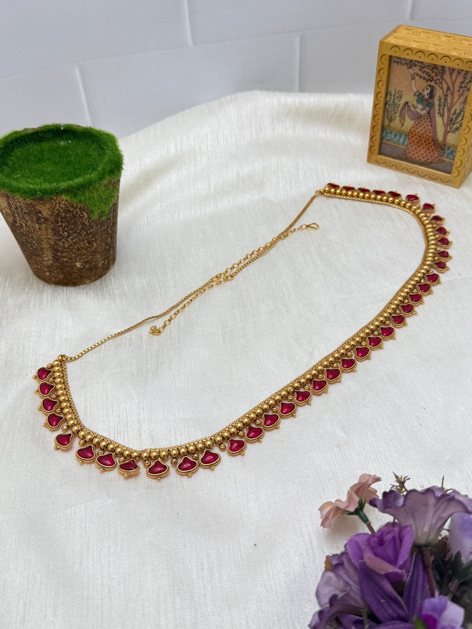 Designer Chain Antique Vaddanam Kamarbandh 6846-24 to 44 adjustable