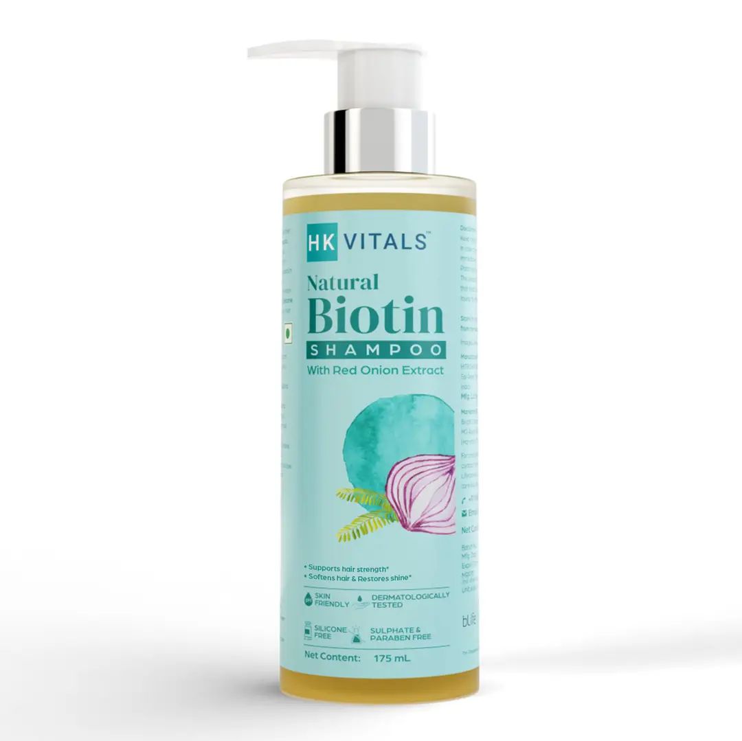 HK Vitals Natural – Biotin Shampoo With Red Onion Extract (175 ML)