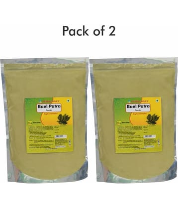 Herbal Hills Baelpatra Powder 1 Kg Pack of 2