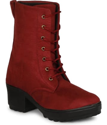 Saheb - Brown Women's Mid Calf Length Boots