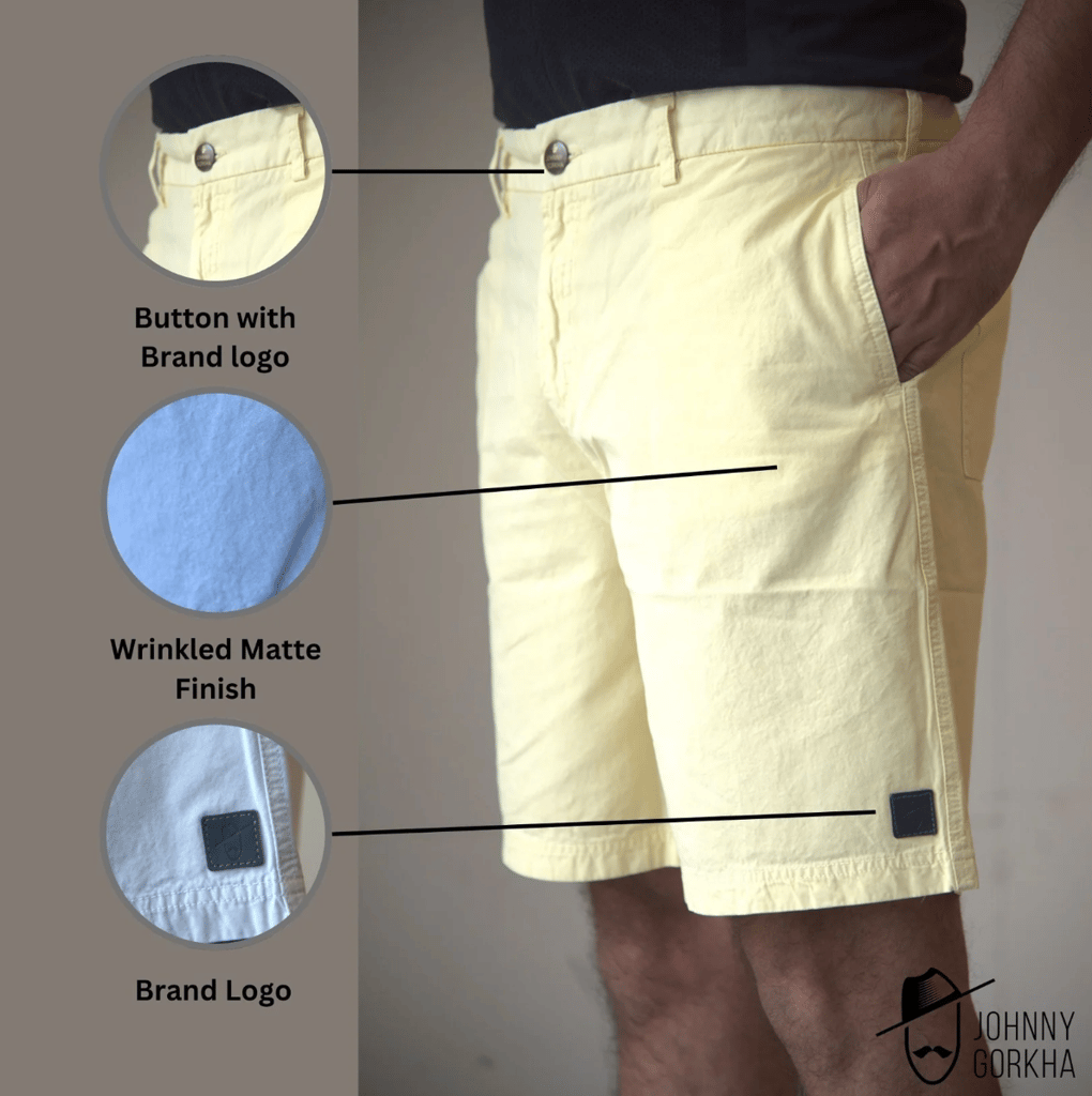 New Men Johnny Gorkha Men's 100% Cotton Summer Shorts | Natural Fabric 2025 at ShopCircuit | OND