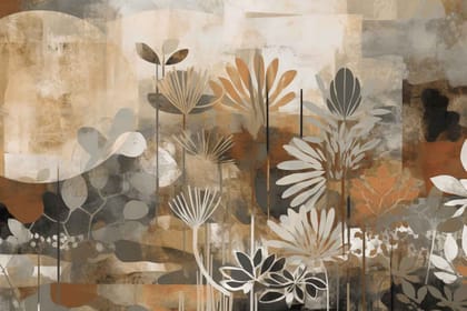 PAINTINGS OF AUTUMN ECHOES 24in X 16in WITH BLACK FRAME