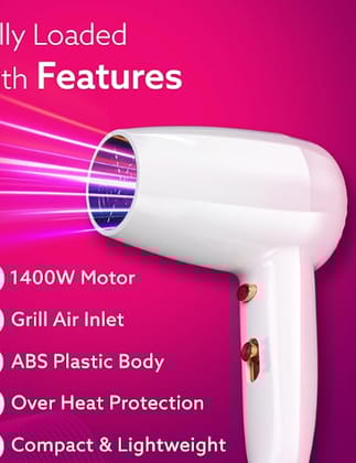 Wall Mounted Hair Dryer 1400W, Electric Wall Mount Hair Dryer, Hotel, Bathroom, Household, Wall Hanging Dryer, White