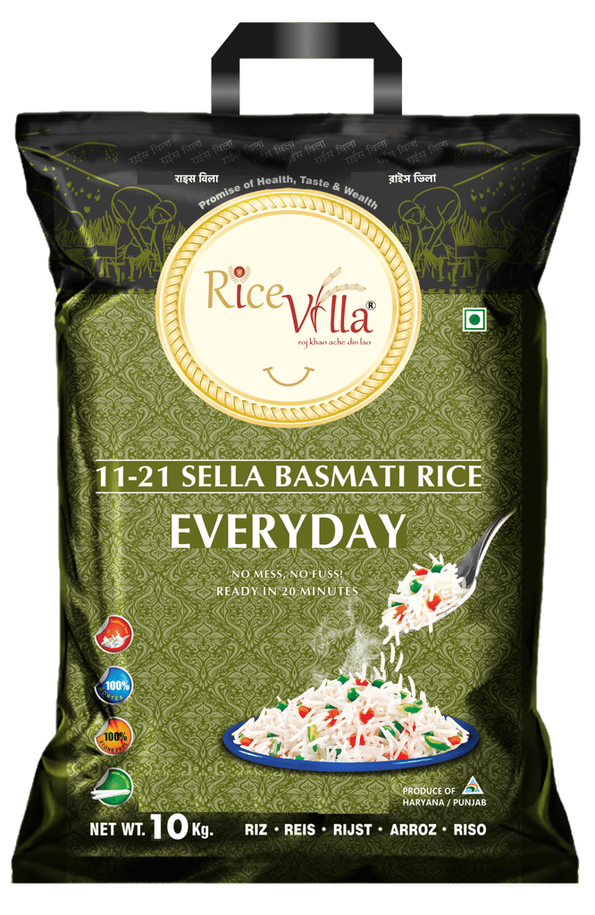 Rice Villa| Everyday| 10  kg| 1121 Sella Basmati Rice