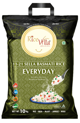 Rice Villa| Everyday| 10  kg| 1121 Sella Basmati Rice