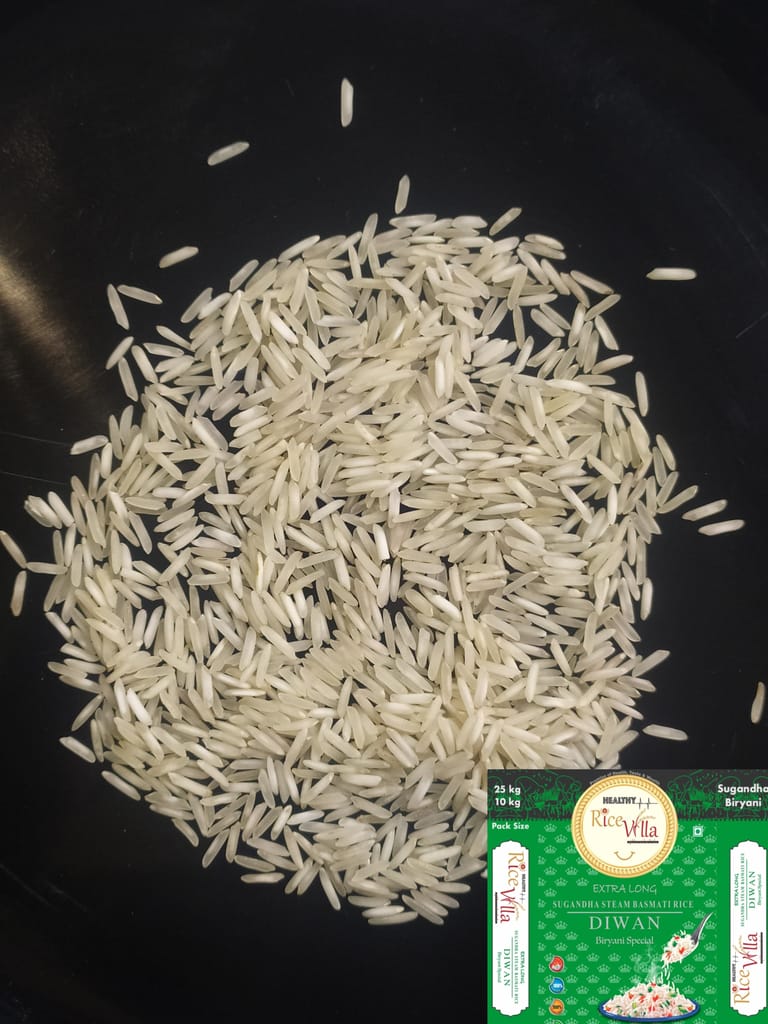 Rice Villa| Diwan| 26 kg| Sugandha Steam| Biriyani Special| Basmati Rice