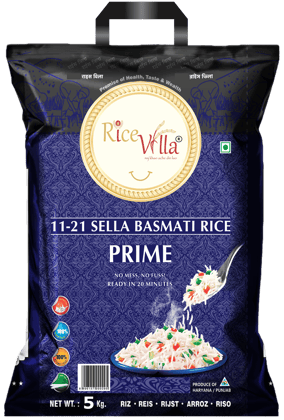 Rice Villa| Prime| 5 kg| 1121 Sella| Basmati Rice