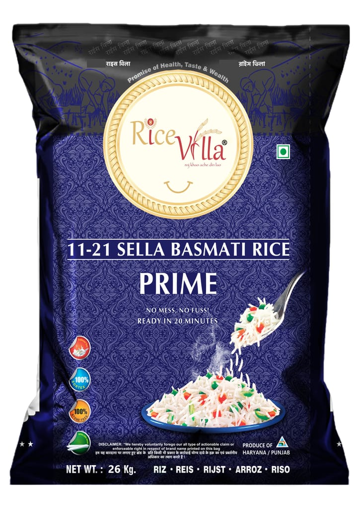 Rice Villa| Prime| 26 kg| 1121 Sella| Basmati Rice