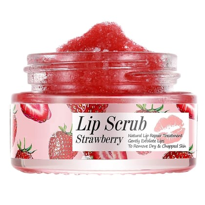 Lip Scrub With Strawberry
