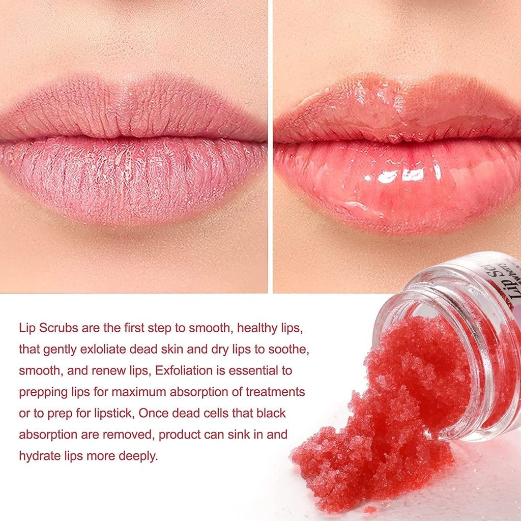 Lip Scrub With Strawberry