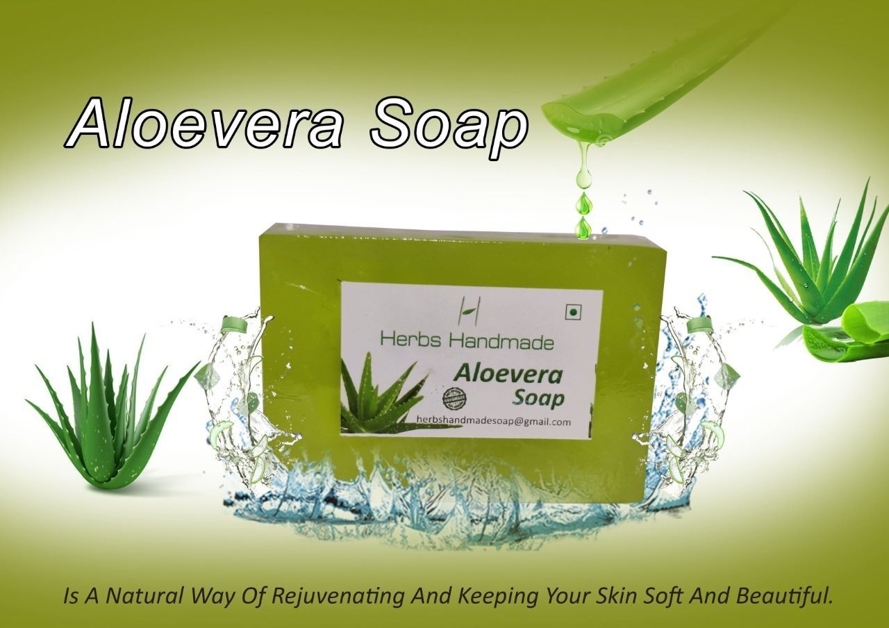 Aloe Vera Ayurvedic Soap - 100% Organic & Handmade