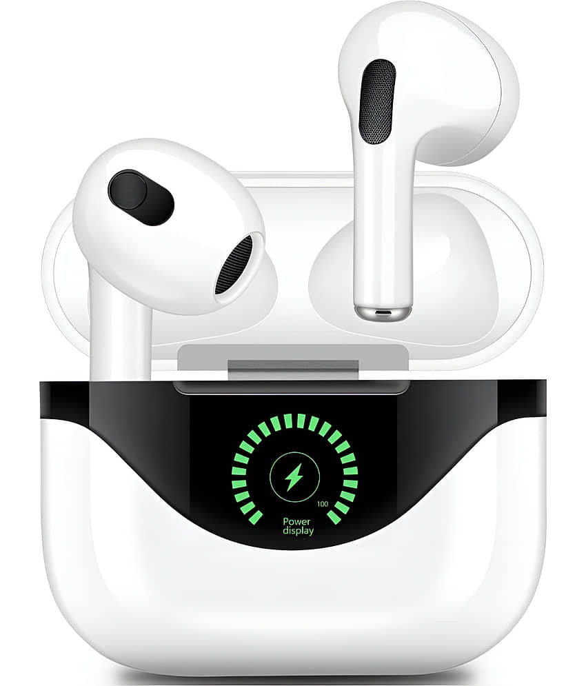 COREGENIX AIR 58 Bluetooth True Wireless (TWS) In Ear 30 Hours Playback Low Latency,Powerfull bass IPX7(Water Resistant) White