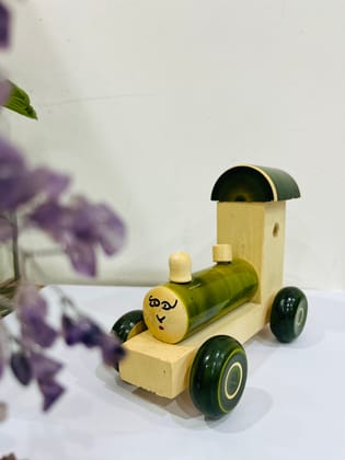 Handcrafted Wooden Toy CAR - Eco-Friendly & Safe for Kids