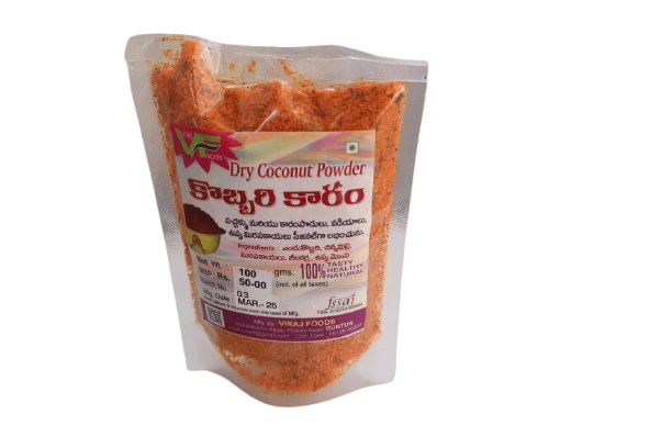 Viraj Foods Dry Coconut Powder - Authentic Indian Spice Blend
