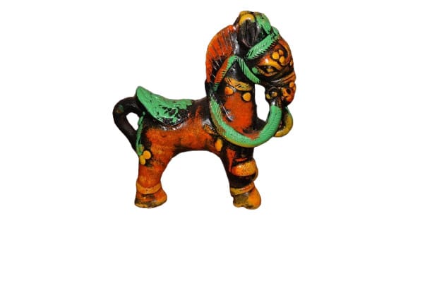 Handcrafted Terracotta Horse Figurine - Indian Art & Decor