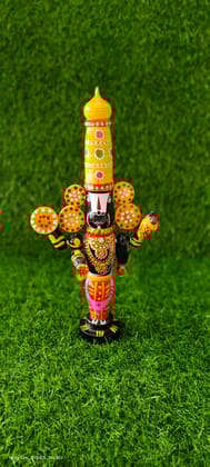 Handcrafted Wooden Deity Figurine - Intricate Design Handcrafted Wooden Deity Figurine - Intricate Design