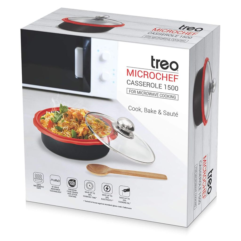Treo By Milton Microchef Casserole, 1500 ml