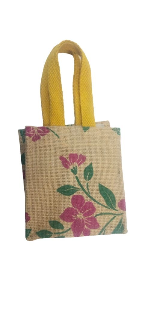 Floral Print Eco-Friendly Tote Bag