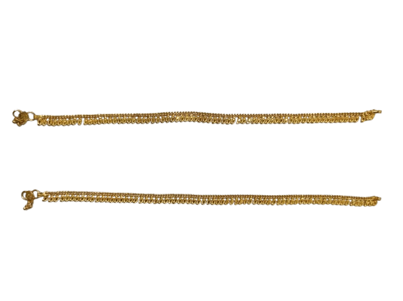 Elegant Gold Anklets for Women