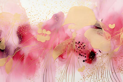 BLOSSOM SERENITY WALLART 24in X 16in WITH BLACK FRAME