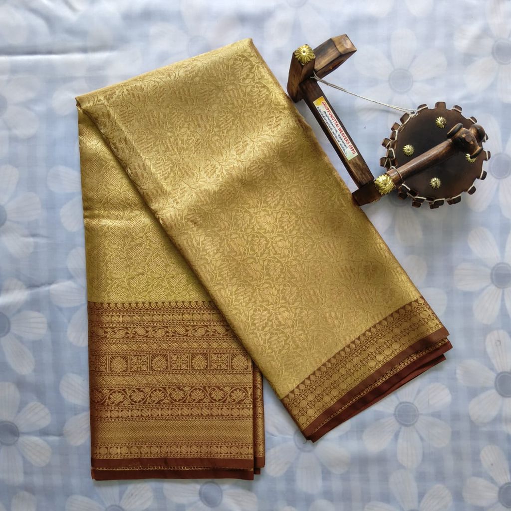 Bridal Tissue Cotton Saree with Blouse