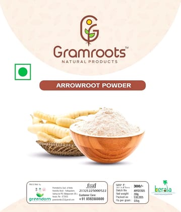 Gramroots Arrowroot Powder - Natural & Gluten-Free 200g