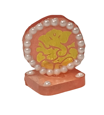 Elegant Ganesha Idol with Pearl Detailing