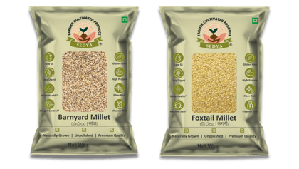 Sedya Two Millet Combo Barnyard & Foxtail Millet 2x500g