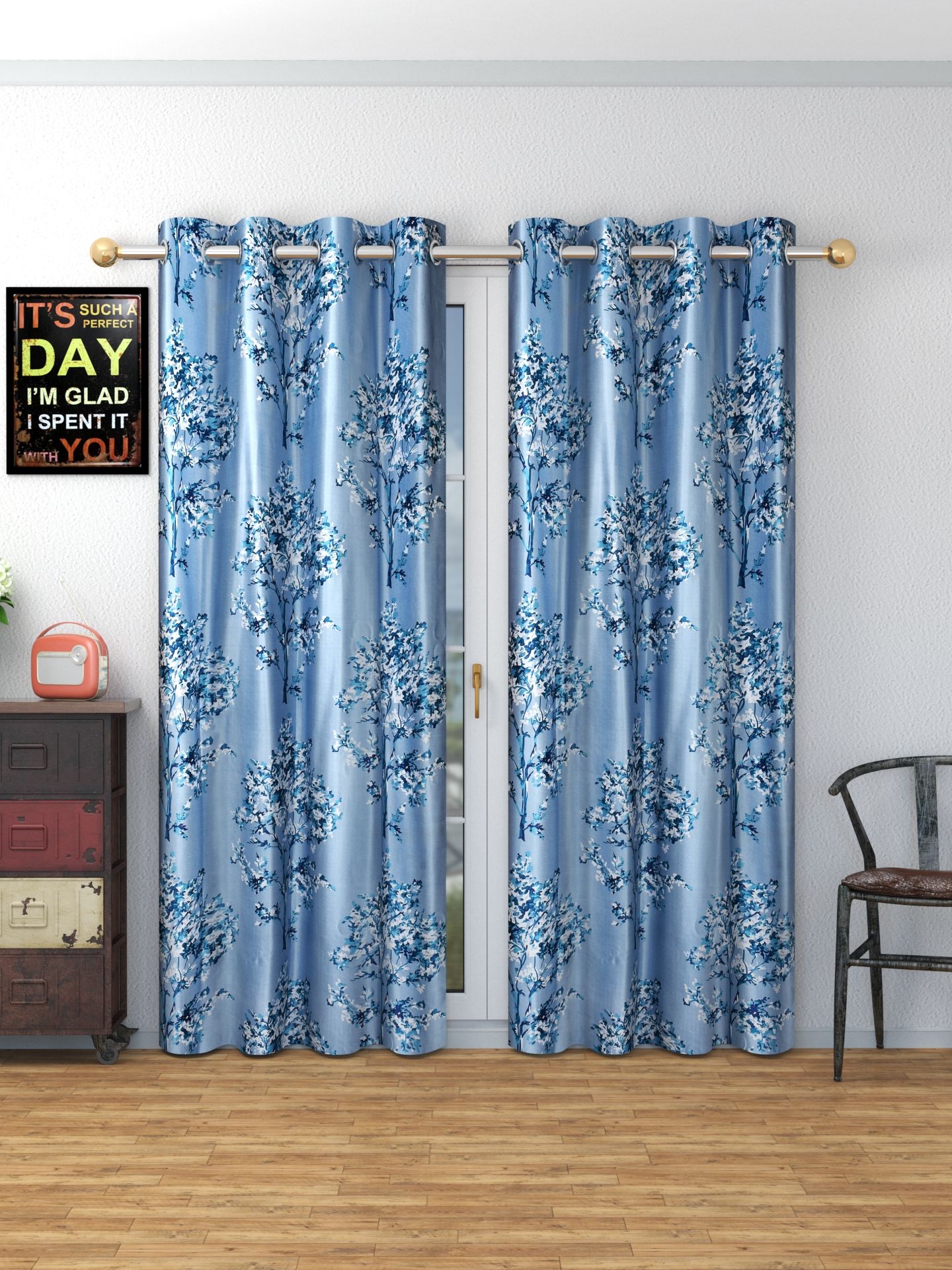 Luxury Blackout Curtains for Bedroom, 100% Light Blocking Thermal Insulated Grommet Top Room Darkening Curtains