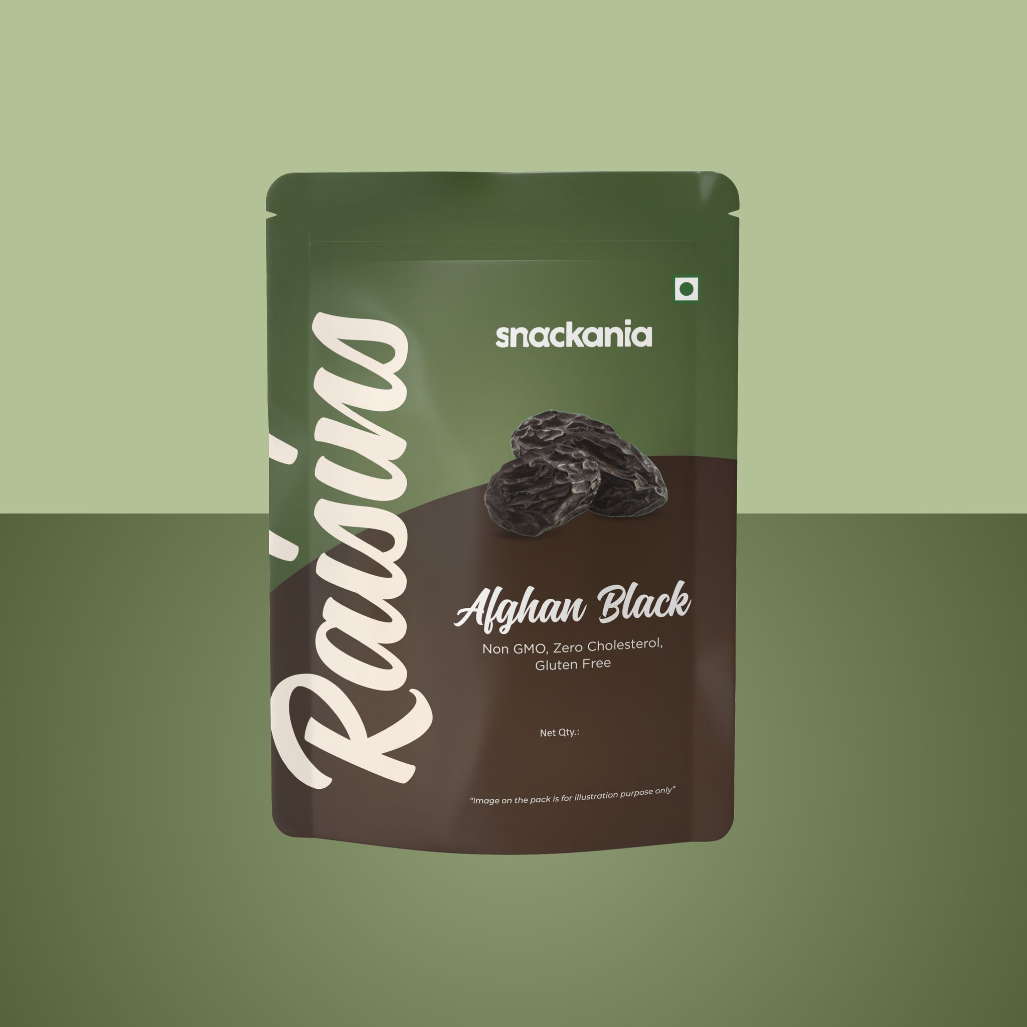 Snackania Afghan Black Raisins Seedless | Extra Premium Kishmish | Healthy & Tasty Snacks | Dry Fruits | Rich In Iron & Vitamin 230 Gram